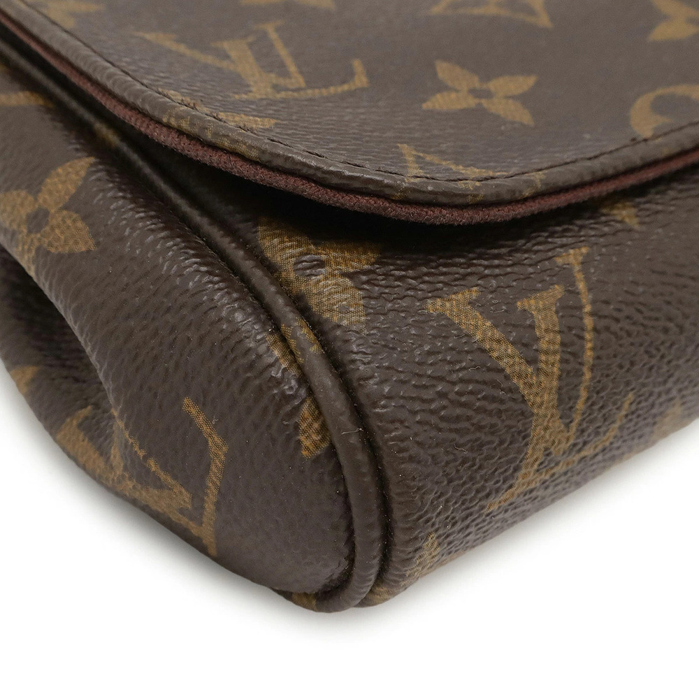 Louis Vuitton Favorite Bag Pouch Clutch Monogram Strap Accessory Shoulder Brown - Picture 3 of 9